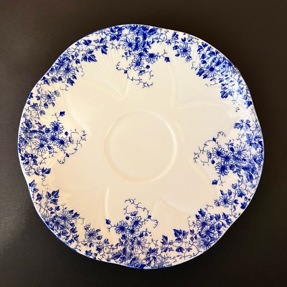 Shelley England Fine Bone China Dainty Blue Saucer - Picture 3 of 5